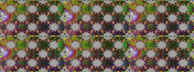 Gri renkli çiçekler. Renkli Yaz Temalı Kusursuz Arkaplan. Çiçekli kusursuz retro desen. Düz Çiçek Elementleri Tasarımı.