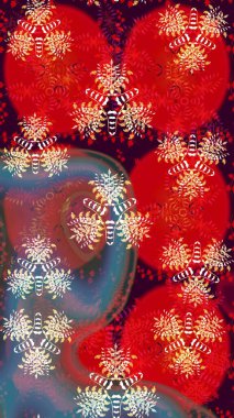 Eskiz Vintage Çiçek Deseni. Raster Kalça dokusu deseni.