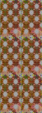 Eskiz geçmişi. Tomurcukları papatya çiçekleri olan sevimli bir çiçek deseni. Raster illüstrasyonu. Miles Fleur, süslü püslü bir süs. Kumaş, tekstil, duvar kağıdı baskısı için. Antika retro tarzı.