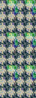 Raster illüstrasyonu. El çizimi. Çiçekler, dallar, bitkiler ve çiçekler. Güzel kumaş deseni.