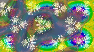 Raster illüstrasyonu. Mavi renkli çiçekler. Küçük çiçekte sevimli çiçek deseni var..