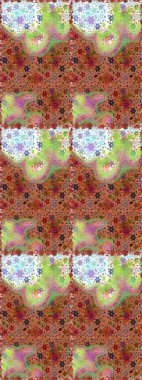 Çiçekli bahar çiçekleri. Küçük çiçekte güzel bir desen. Küçük renkli çiçekler. Moda baskıları için zarif bir şablon. Motley illüstrasyonu. Kusursuz..