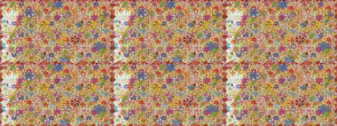 Çiçeksiz desenlerin resmi. Tarafsız ve bej renkli vadi çiçekleri.