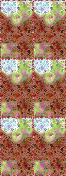 Çiçekli bahar çiçekleri. Küçük çiçekte güzel bir desen. Küçük renkli çiçekler. Moda baskıları için zarif bir şablon. Motley illüstrasyonu. Kusursuz..