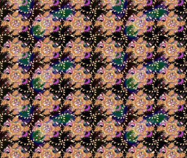 Raster Güzel kumaş deseni. Çiçek arkaplan ile soyut zarafet çizim deseni.