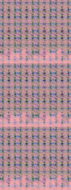 Kumaş desenli papatya çiçeği detayı. Tarafsız ve pembe renkte çiçekler.