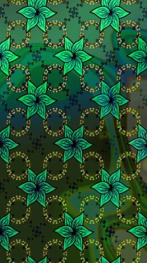 El yapımı çiçek ve bitki koleksiyonu. Eskiz stili yeşil renkler. Şirin karalamalı çiçek desenli çizim. Raster illüstrasyonu. Raster illüstrasyonu.