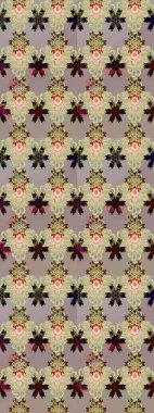 Raster illüstrasyonu. Güzel kumaş deseni. Zentangle soyut çiçekleri. Karalama çiçeği. Renkli Bahar Teması eskiz kalıbı. Düz Çiçek Elementleri Tasarımı.