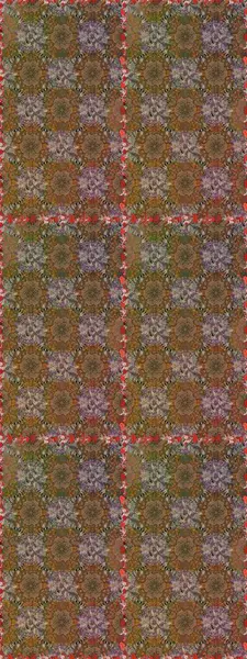 Raster hisseleri. Kusursuz bir arka plan modeli. Suluboya, elle çizilmiş. Kahverengi ve bej çiçekleri.