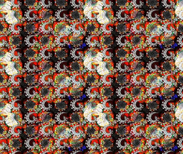 Yumuşak pamuk tasarımı. Paketleme, tekstil, duvar kâğıdı için çiçek eskizi. Klasik çiçek desenli. Yumuşak fayans. Raster taze dokusu.