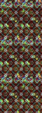 Tomurcukları papatya çiçekleri olan sevimli bir çiçek deseni. Eskiz geçmişi. Raster illüstrasyonu. Kumaş, tekstil, duvar kağıdı baskısı için. Eski usul. Miles Fleur, dandik süs.