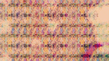 Vadinin bej renkli çiçekleri. Soyut etnik raster çizim kalıbı. Çiçekler..