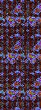 Küçük bir çiçekte eskiz deseni. Hoş bir çiçek geçmişi var. Güzel kumaş deseni. Raster illüstrasyonu.