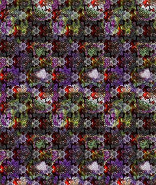 Renkli Bahar Teması eskiz kalıbı. Raster illüstrasyonu. Gri renkli, zarif çiçek buketli suluboya. Düz Çiçek Elementleri Tasarımı.