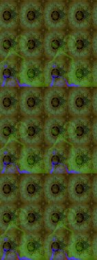 Çizim çiçek deseni duvar kağıdı, web sitesi arka planı, ambalaj kağıdı, davetiye, broşür, afiş veya web sitesi için kullanılabilir. Parlak elementlerin. El çizimi Raster illüstrasyonu.