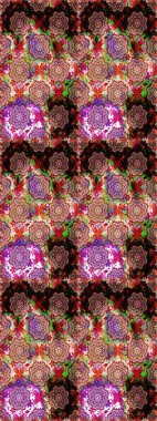 Çiçeksiz desenlerin resmi. Tarafsız renklerde vadinin çiçekleri.