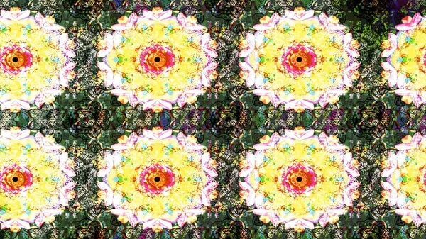 Raster. Güzel suluboya çiçekler, parlak boyalı inspineutral çiçek desenli eskiz arka planı..