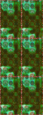 Düz Çiçek Elementleri Tasarımı. Sevimli çiçek raster deseni. Renkli Yaz Temalı Kusursuz Arkaplan. Modaya uygun kumaş deseni.