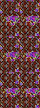 Güzel eskiz şekli. Raster çiçekli arka plan. Yazdır. Güzel kumaş deseni. Renkli Yaz Temalı eskiz kalıbı. Düz Çiçek Elementleri Tasarımı.