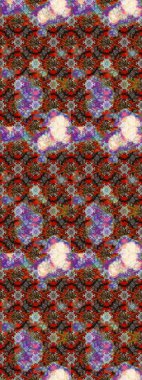 Bahar çiçekleriyle güzel bir çiçek deseni çizmişsin. Güzel kumaş deseni. Raster illüstrasyonu.