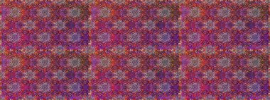 Renkli Bahar Temalı Kusursuz Arkaplan. Mor ve kahverengi renkte çiçekler. Çiçekle kusursuz desen. Düz Çiçek Elementleri Tasarımı.