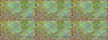 Raster illüstrasyonunda kusursuz çiçek deseni. Süslü kumaş deseni. Renkli Bahar Temalı Kusursuz Arkaplan. Düz Çiçek Elementleri Tasarımı.