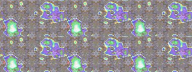 Raster illüstrasyonu. Düz Çiçek Elementleri Tasarımı. Çiçek deseni. Renkli Bahar Teması eskiz kalıbı. Chichi kumaş deseni çiz.