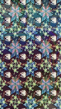 Raster düz çiçek çizim deseni. Mavi renkli çiçekler. Tasarım hediye paketi, tebrik kartları, posterler ve afiş tasarımı.