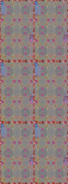 Çiçek desenli eskiz. Gri ve bej renkli çiçekler. Renkli Bahar Teması eskiz kalıbı. Düz Çiçek Elementleri Tasarım Raster illüstrasyonu.