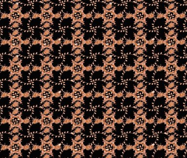 Raster illüstrasyonu. Küçük bir çiçekte eskiz deseni. Hoş bir çiçek geçmişi var. Güzel kumaş deseni.