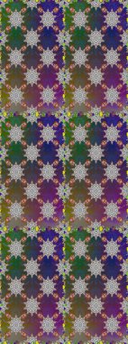 Raster illüstrasyonu. Gri ve kahverengi renkli yaz çiçekleri. Raster çiçek desenli ve çiçekli..