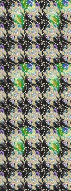 Raster. Renkli Bahar Teması eskiz kalıbı. Düz Çiçek Elementleri Tasarımı.