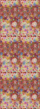 Şirin çiçek elementleri. Raster illüstrasyonu. Kusursuz. Tarafsız ve pembe renkte çiçekler.