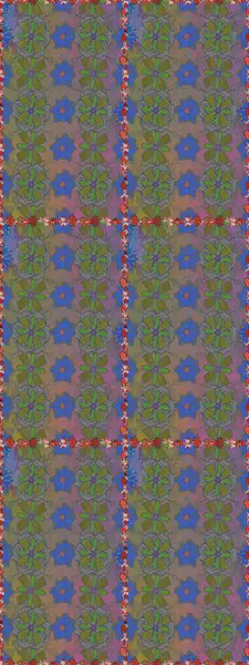 Sevimli çiçek raster deseni. Renkli Bahar Temalı Kusursuz Arkaplan. Gri renkli çiçekler. Düz Çiçek Elementleri Tasarımı.