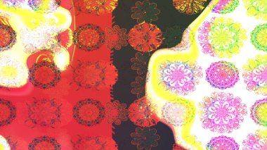 Küçük çiçekteki sevimli çiçek deseni. Pembe renkte çiçekler.