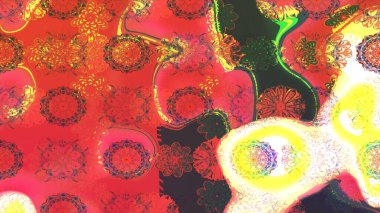 Çiçek deseni. Flower eskiz arka planı. Şatafatlı bahar bahçesi dokusu. Raster illüstrasyonu.