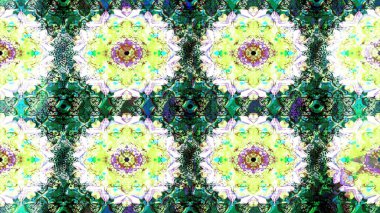 Küçük çiçekteki sevimli çiçek deseni. Raster illüstrasyonu. Çizim.