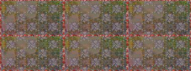 Raster illüstrasyonu. Çiçek deseni. Gri renklerde çiçeksiz. Gri renkli çiçekler. Şatafatlı bahar bahçesi dokusu.