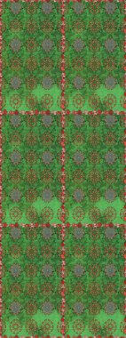 Düğün davetiyeleri için çiçek deseni, tebrik kartları, hatıra defteri, baskı, paket, imalat. Sulu boya tarzında yeşil ve kahverengi çiçekli zarif, pürüzsüz desen, tasarım elementleri. Düzenlenebilir.