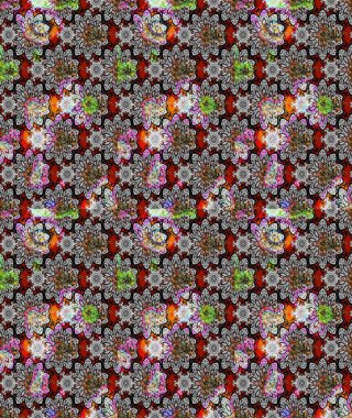 Moda baskıları için zarif bir şablon. Küçük renkli çiçekler. Küçük çiçekte güzel bir desen. Robot resim. Çiçekli bahar çiçekleri. Motley illüstrasyonu.