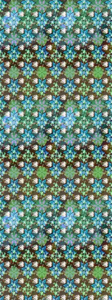 Raster illüstrasyonu. Eskiz arkaplan modeli. Suluboya, elle çizilmiş. Yeşil yapraklı yabani çiçekler.