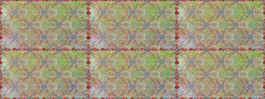 Kusursuz bir arka plan modeli. Raster illüstrasyonu. Tarafsız ve gri renklerde yaprakları olan yabani çiçekler. Suluboya, elle çizilmiş.