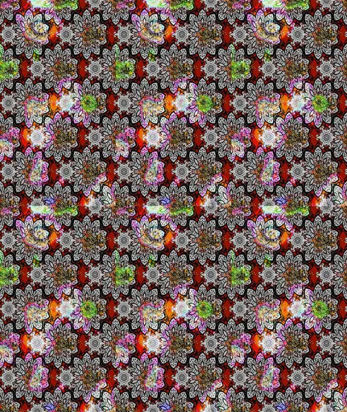 Moda baskıları için zarif bir şablon. Küçük renkli çiçekler. Küçük çiçekte güzel bir desen. Robot resim. Çiçekli bahar çiçekleri. Motley illüstrasyonu.