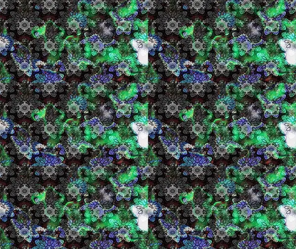 Güzel kumaş deseni. Karalama çiçeği. Renkli Bahar Teması eskiz kalıbı. Raster illüstrasyonu. Zentangle soyut çiçekleri. Düz Çiçek Elementleri Tasarımı.