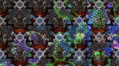 Paisley el çizimi elementler. Ev dekoru. Fantezi çiçekli eskiz deseni, doğal duvar kağıdı, çiçek desenli kıvrımlı illüstrasyon.