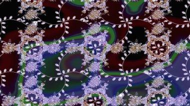 Vadinin çiçekleri tarafsız renklerde. Raster çiçek desenleri çiziyor..