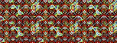 Parlak renkli çiçekleri ve gri renkli yaprakları olan harika bir çiçek deseni. Moda baskıları için zarif bir şablon. Modern çiçek arkaplanı. Halk stili.