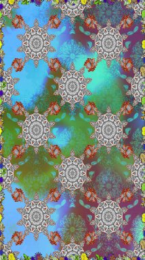 Parlak arka planda çiçek kompozisyonu olan kusursuz suluboya desenleri, ambalajlar, duvar kağıtları, kartpostallar, tebrik kartları, düğün davetiyeleri, romantik etkinlikler vs..