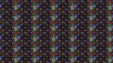 Renkli Bahar Teması eskiz kalıbı. Düz Çiçek Elementleri Tasarımı. Raster illüstrasyonundaki çiçek desenli çizim. Süslü kumaş deseni.