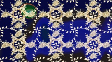 Raster düz çiçek çizim deseni. Mavi renkli çiçekler. Tasarım hediye paketi, tebrik kartları, posterler ve afiş tasarımı.